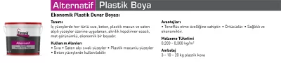 Alternatif Plastik Boya