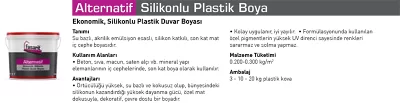 Alternatif Silikonlu Plastik Boya