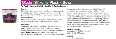 Glade Silikonlu Plastik Boya