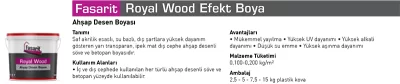 Fasarit Royal Wood Efekt Boya