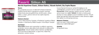 Fasarit Silikon A6