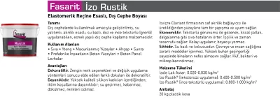 Fasarit İzo Rustik