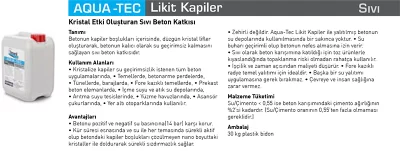 AQUA-TEC Likit Kapiler