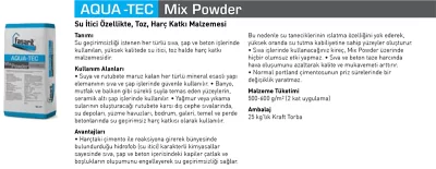 AQUA-TEC Mix Powder