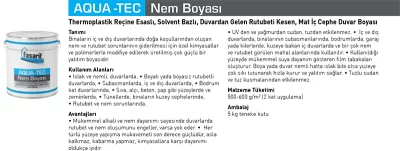 AQUA-TEC Nem Boyası