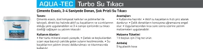 AQUA-TEC Turbo Su Tıkacı