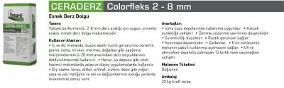 CERADERZ Colorfleks 2-8 mm