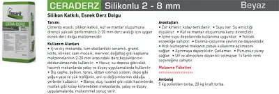 CERADERZ Silikonlu 2-8 mm