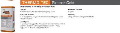 THERMO-TEC Plaster Gold