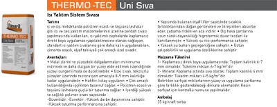 THERMO-TEC Uni Sıva