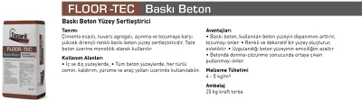 FLOOR-TEC Baskı Beton