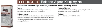 FLOOR-TEC Release Agent Kalıp Ayırıcı