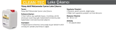 CLEAN-TEC Leke Çıkarıcı