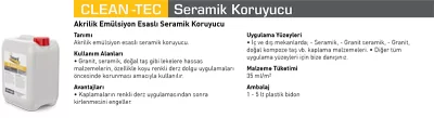 CLEAN-TEC Seramik Koruyucu