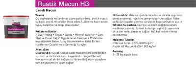 Rustik Macun H3